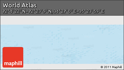 Physical Panoramic Map of the Area around 72° 13' 45" N, 34° 55' 29" E