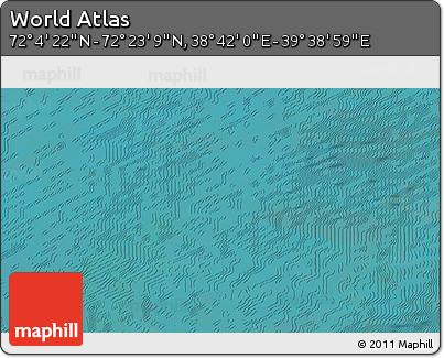 Satellite 3D Map of the Area around 72° 13' 45" N, 39° 10' 29" E