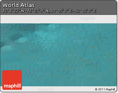 Satellite 3D Map of the Area around 72° 13' 45" N, 41° 43' 30" E