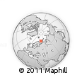 Outline Map of the Area around 72° 13' 45" N, 42° 34' 30" E, rectangular outline