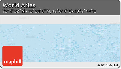 Physical Panoramic Map of the Area around 72° 13' 45" N, 42° 34' 30" E
