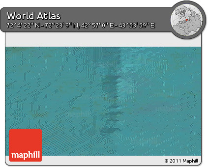 Satellite 3D Map of the Area around 72° 13' 45" N, 43° 25' 29" E