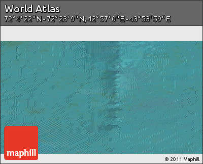 Satellite 3D Map of the Area around 72° 13' 45" N, 43° 25' 29" E