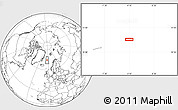 Blank Location Map of the area around 72° 13' 45" N, 4° 10' 30" W