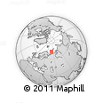 Outline Map of the Area around 72° 13' 45" N, 50° 13' 30" E, rectangular outline