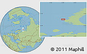Savanna Style Location Map of the area around 72° 13' 45" N, 51° 4' 30" E