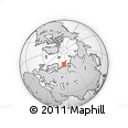 Outline Map of the Area around 72° 13' 45" N, 53° 37' 30" E, rectangular outline