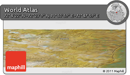 Satellite Panoramic Map of the Area around 72° 13' 45" N, 72° 19' 29" E