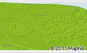 Physical 3D Map of the area around 72° 13' 45" N, 79° 7' 30" E