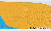 Political 3D Map of the area around 72° 13' 45" N, 79° 7' 30" E