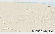 Shaded Relief 3D Map of the area around 72° 13' 45" N, 79° 7' 30" E
