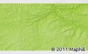 Physical 3D Map of the area around 72° 13' 45" N, 88° 19' 29" W