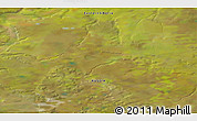 Satellite 3D Map of the area around 72° 13' 45" N, 91° 1' 30" E