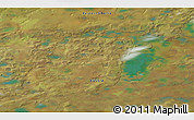 Satellite 3D Map of the area around 72° 13' 45" N, 98° 40' 30" E