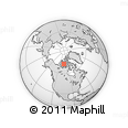 Outline Map of the Area around 72° 30' 30" N, 103° 37' 30" W, rectangular outline