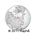 Outline Map of the Area around 72° 30' 30" N, 106° 19' 29" E, rectangular outline