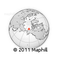 Outline Map of the Area around 72° 30' 30" N, 151° 13' 29" W, rectangular outline