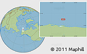 Savanna Style Location Map of the area around 72° 30' 30" N, 152° 55' 30" W