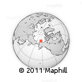 Outline Map of the Area around 72° 30' 30" N, 153° 46' 30" W, rectangular outline
