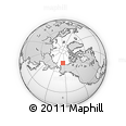Outline Map of the Area around 72° 30' 30" N, 155° 28' 29" W, rectangular outline