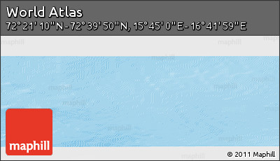 Physical Panoramic Map of the Area around 72° 30' 30" N, 16° 13' 30" E