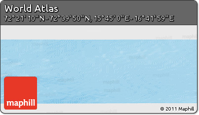 Physical Panoramic Map of the Area around 72° 30' 30" N, 16° 13' 30" E