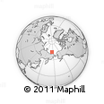Outline Map of the Area around 72° 30' 30" N, 174° 19' 29" E, rectangular outline