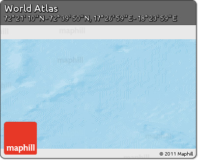 Physical 3D Map of the Area around 72° 30' 30" N, 17° 55' 29" E
