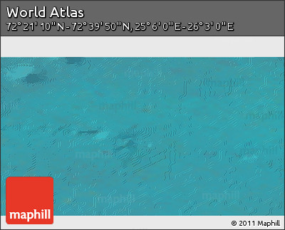 Satellite 3D Map of the Area around 72° 30' 30" N, 25° 34' 30" E
