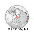 Outline Map of the Area around 72° 30' 30" N, 35° 46' 29" E, rectangular outline