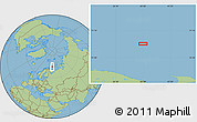 Savanna Style Location Map of the area around 72° 30' 30" N, 40° 1' 29" E