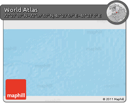 Physical 3D Map of the Area around 72° 30' 30" N, 40° 52' 30" E