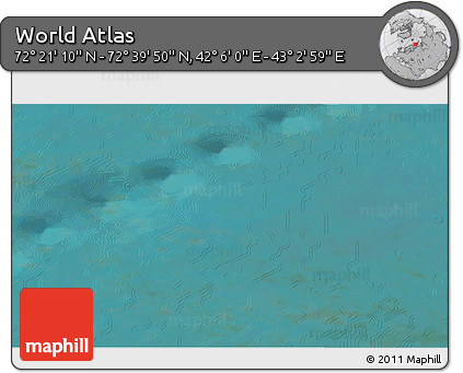 Satellite 3D Map of the Area around 72° 30' 30" N, 42° 34' 30" E