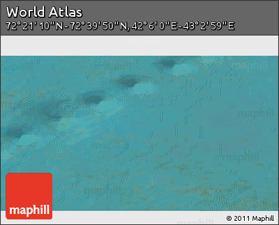 Satellite 3D Map of the Area around 72° 30' 30" N, 42° 34' 30" E