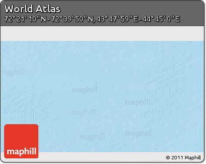 Physical 3D Map of the Area around 72° 30' 30" N, 44° 16' 29" E