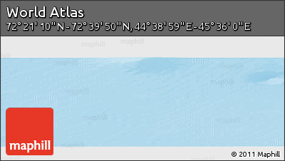 Physical Panoramic Map of the Area around 72° 30' 30" N, 45° 7' 30" E