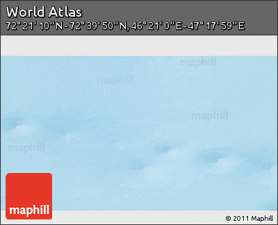 Physical 3D Map of the Area around 72° 30' 30" N, 46° 49' 30" E