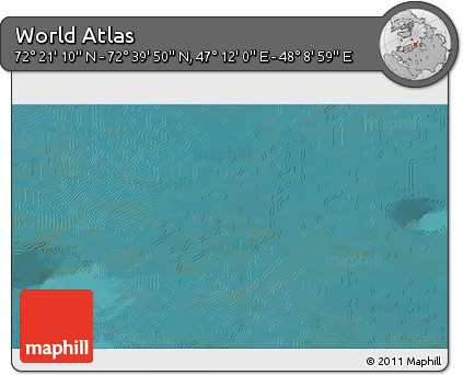 Satellite 3D Map of the Area around 72° 30' 30" N, 47° 40' 29" E
