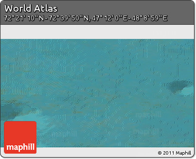 Satellite 3D Map of the Area around 72° 30' 30" N, 47° 40' 29" E