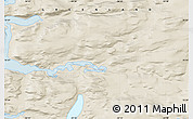 Shaded Relief Map of the area around 72° 30' 30" N, 54° 19' 30" W