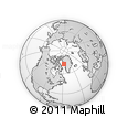 Outline Map of the Area around 72° 30' 30" N, 57° 43' 30" W, rectangular outline