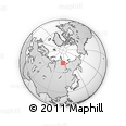 Outline Map of the Area around 72° 47' 9" N, 113° 58' 29" E, rectangular outline