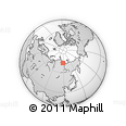 Outline Map of the Area around 72° 47' 9" N, 118° 13' 29" E, rectangular outline