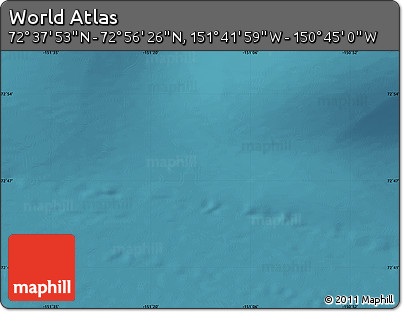 Satellite Map of the Area around 72° 47' 9" N, 151° 13' 29" W