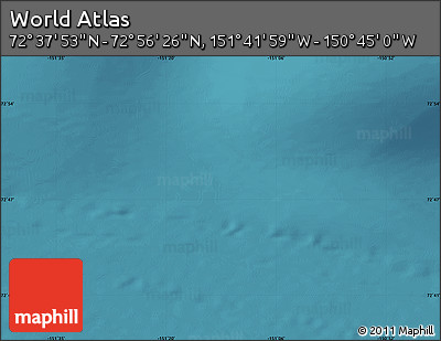 Satellite Map of the Area around 72° 47' 9" N, 151° 13' 29" W
