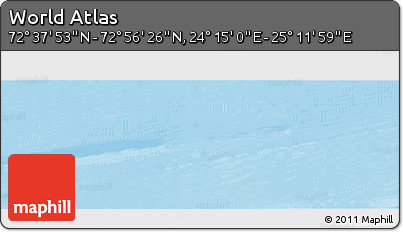 Physical Panoramic Map of the Area around 72° 47' 9" N, 24° 43' 30" E