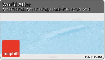 Physical Panoramic Map of the Area around 72° 47' 9" N, 27° 16' 29" E