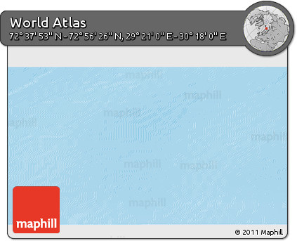 Physical 3D Map of the Area around 72° 47' 9" N, 29° 49' 30" E