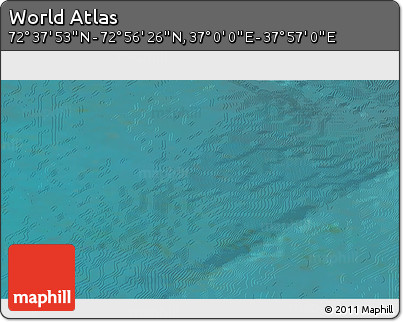 Satellite 3D Map of the Area around 72° 47' 9" N, 37° 28' 30" E