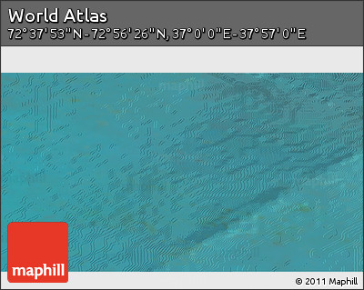 Satellite 3D Map of the Area around 72° 47' 9" N, 37° 28' 30" E